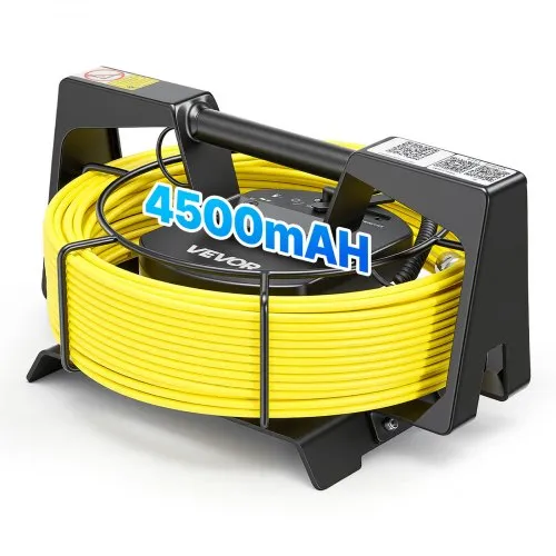 VEVOR Endoskopkamera mit WLAN, 20m Inspektionskamera mit 12 LEDs 3 Stufigem Licht, IP68 Rohrkamera mit 4500mAh Batterie & Meter-Markierung, Kanalkamera 1080p HD 120° Objektiv für Abflussinspektion VEVOR Endoskopkamera mit WLAN, 20m Inspektionskamera mit 12 LEDs 3 Stufigem Licht, IP68 Rohrkamera mit 4500mAh Batterie & Meter-Markierung, Kanalkamera 1080p HD 120° Objektiv für Abflussinspektion
