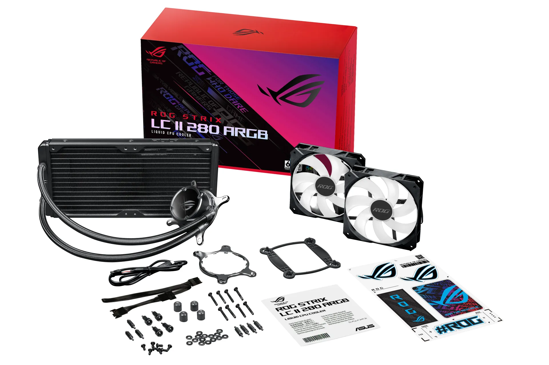 ASUS ROG STRIX LC II 280 ARGB Prozessor All-in-One-Flüssigkeitskühler 14 cm Schwarz 1 Stück(e) – Bild 5