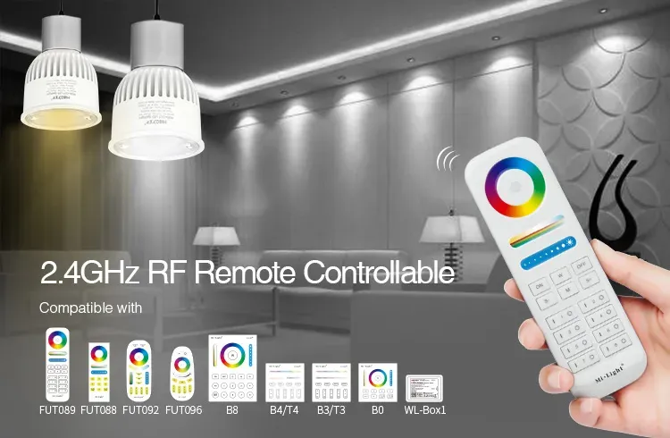 MiBoxer FUT106 LED Retrofit GU10 6W RGB-WW (RGB-CCT) Spot – Bild 3