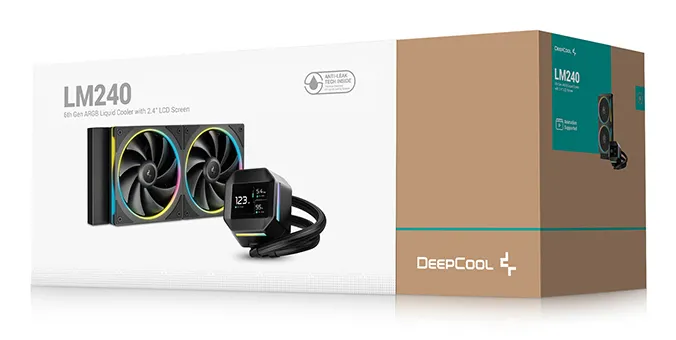 DeepCool LM240 Prozessor Flüssigkeitskühlung 12 cm Schwarz 1 Stück(e) – Bild 6