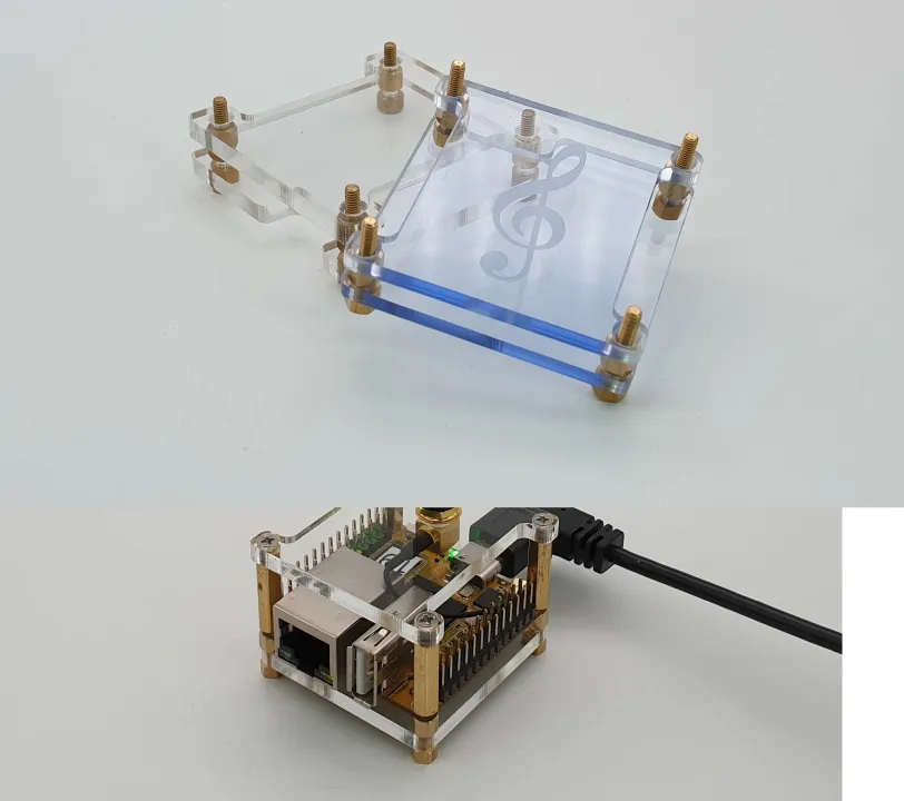 Rock Pi S - Allnet Acryl Gehäuse - Rot – Bild 4