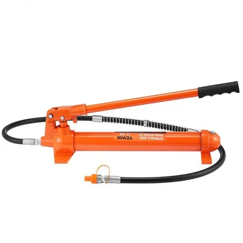 VEVOR Hydraulischer Wagenheber Luftpumpe 10 t, Lufthydraulischer Heber 135 mm Hub Rot, inkl. 100 / 195 / 300 / 500 mm Verlängerungsstange, Elektrostatisches Pulversprühen Autoreparatur – Bild 9