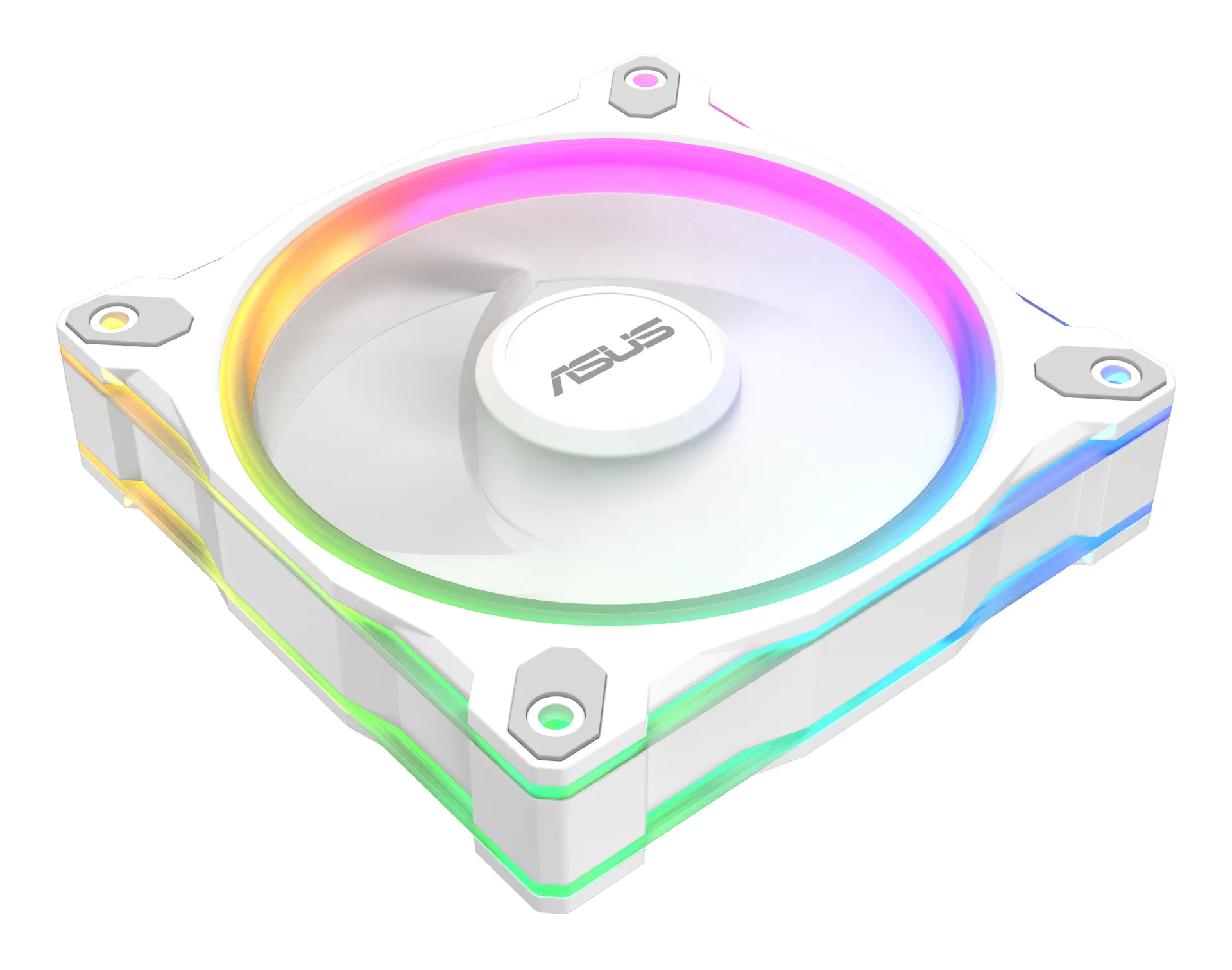 ASUS Prime MR120 Fan ARGB Reverse White Computergehäuse Ventilator 12 cm Weiß – Bild 4