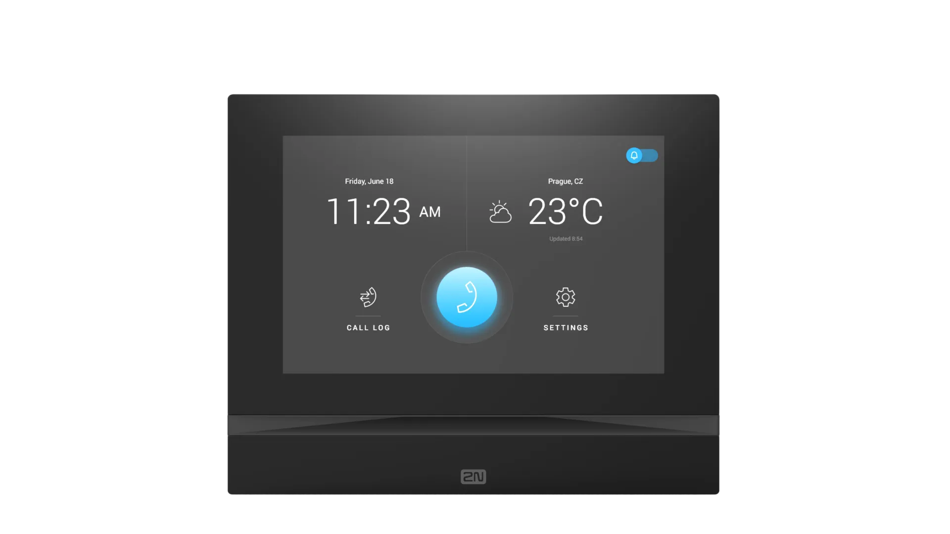 2N Innensprechstelle Indoor View für alle EntryCom *schwarz* – Bild 2