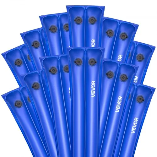VEVOR Pool Beschwerungssack, 12 Packungen à 300 cm, 0,4 mm dicke PVC-Säcke mit Gewichten mit auslaufsicherem Schraubverschluss, Wassersäcke zur Befestigung von Poolabdeckungen im Winter, blau VEVOR Pool Beschwerungssack, 12 Packungen à 300 cm, 0,4 mm dicke PVC-Säcke mit Gewichten mit auslaufsicherem Schraubverschluss, Wassersäcke zur Befestigung von Poolabdeckungen im Winter, blau