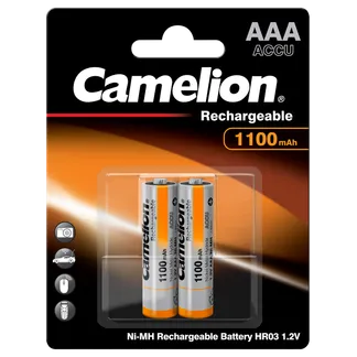 Micro-Akku CAMELION 1,2 V, 1.000 mAh, Typ AAA, NiMH, 2er-Blister Micro-Akku CAMELION 1,2 V, 1.000 mAh, Typ AAA, NiMH, 2er-Blister