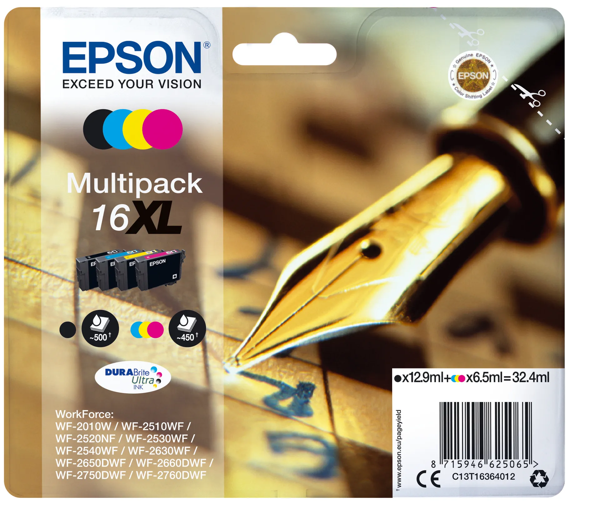 Epson Pen and crossword Multipack 16XL DURABrite Ultra Ink Epson Pen and crossword Multipack 16XL DURABrite Ultra Ink