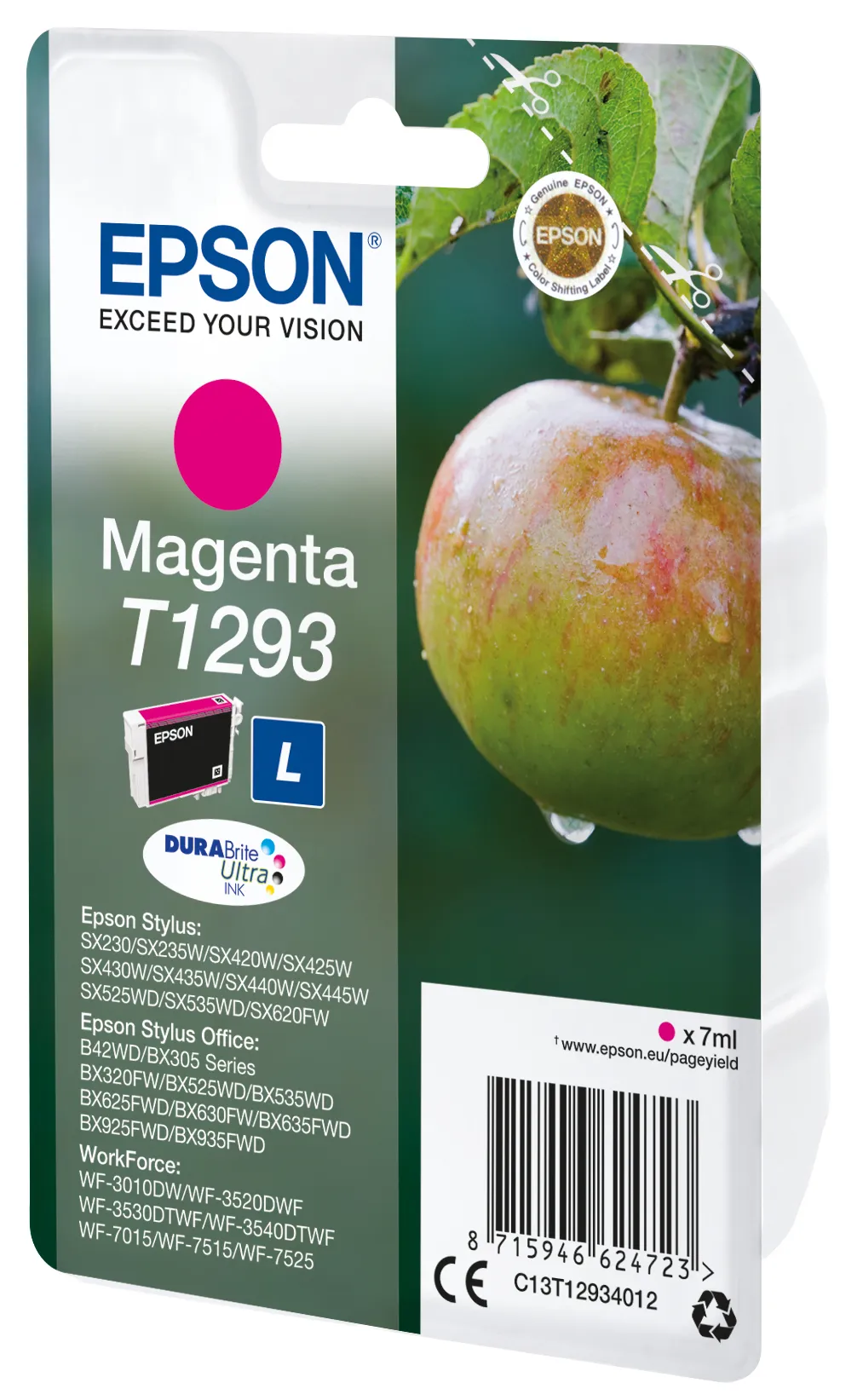 Epson Apple Singlepack Magenta T1293 DURABrite Ultra Ink – Bild 2