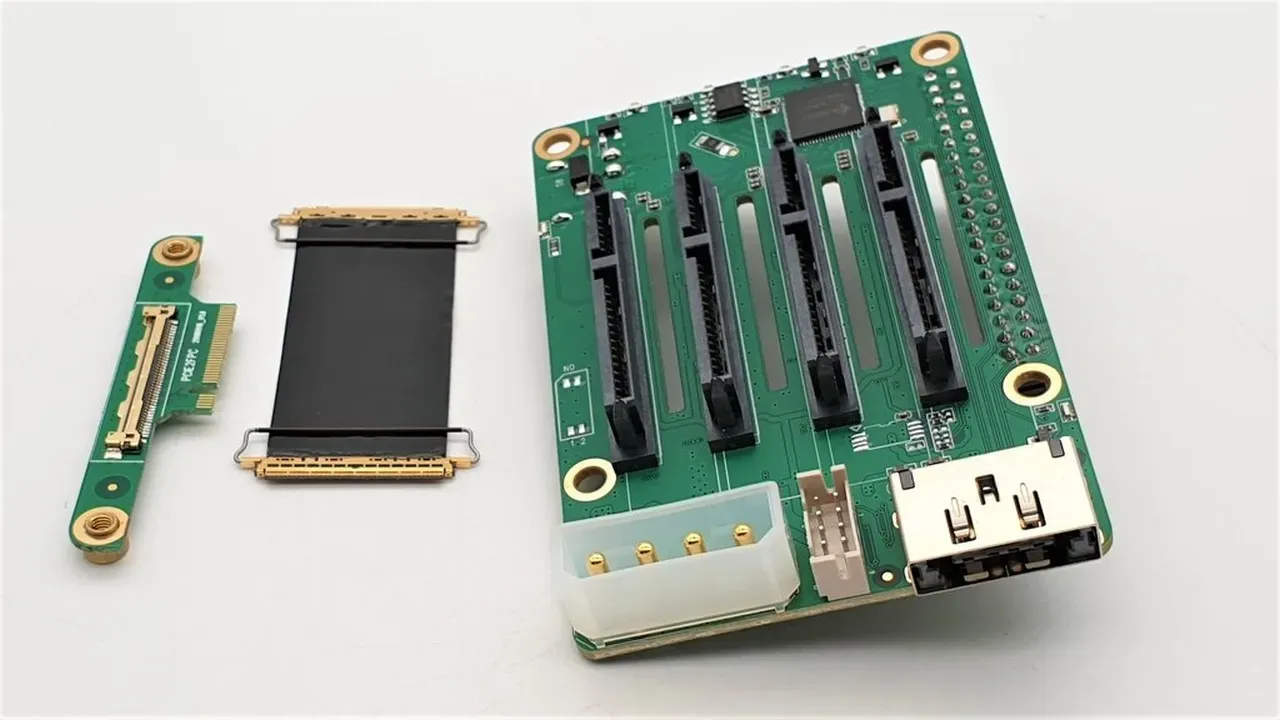 Rock Pi 4 SATA HAT Penta NAS Platine für Netzwerkspeicher Rock Pi 4 SATA HAT Penta NAS Platine für Netzwerkspeicher