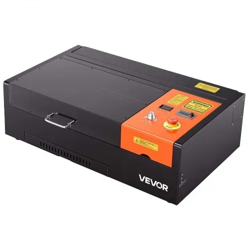 VEVOR Lasergravierer CO2 45W, 300x200 mm, Tisch-CO2-Lasergravurmaschine mit Drehachse, Luftunterstützung, kompatibel mit LightBurn, CorelDRAW und GRBL, für Holz, Acryl & Glas – Bild 9