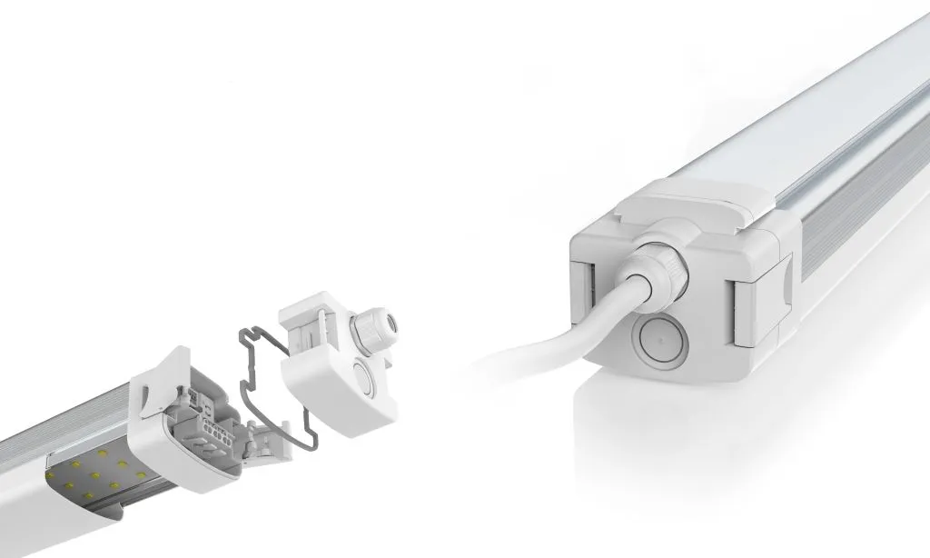 Synergy 21 LED Tri-proof Light 150cm tri-color milky + dimm + link – Bild 3