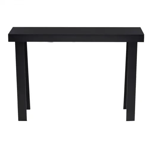 VEVOR Konsolentisch Eingangtisch hinter dem Sofa (118 x 30,5 x 81 cm / L x B x H), rechteckiger Beistelltisch aus Mehrschichtplatte für Flur Schlafzimmer Wohnzimmer Foyer, Flurtisch Schwarz – Bild 9