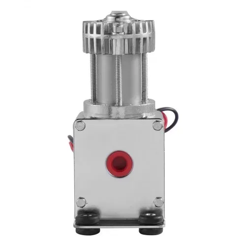 VEVOR Luftdruckstoßdämpfer Set 12 V 100 PSI Bord-Luftkompressorsystem, Luft Kompressor System Luftfederungskompressor Kit mit Einpfadsystem & Druckmesser & Luftleitung für Lkws Transporter – Bild 9