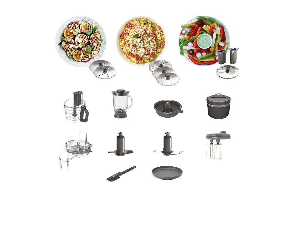 Kenwood FDM72.990SS Küchenmaschine 3 l Edelstahl Integrierte Waagen – Bild 5