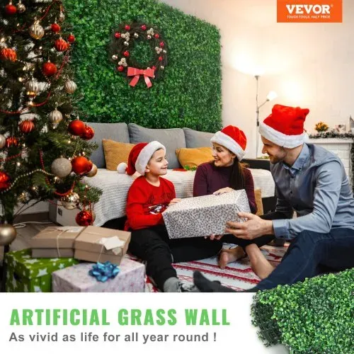VEVOR Künstliche Pflanzenwand 12 Stk. 20 x 20 Zoll, Sichtschutz Hecke Künstlich Grün, Künstliche Buchsbaumplatte PE, Sichtschutz Kunstpflanzen 50 x 50 cm Sichtschutzhecke Wanddekoration Pflanzenwand VEVOR Künstliche Pflanzenwand 12 Stk. 20 x 20 Zoll, Sichtschutz Hecke Künstlich Grün, Künstliche Buchsbaumplatte PE, Sichtschutz Kunstpflanzen 50 x 50 cm Sichtschutzhecke Wanddekoration Pflanzenwand