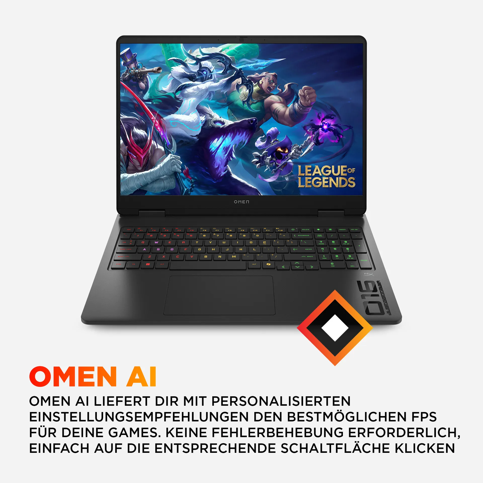 HP OMEN Gaming 16-am0277ng Intel Core Ultra 7 255H Laptop 40,6 cm (16") 2K 24 GB DDR5-SDRAM 1 TB SSD NVIDIA GeForce RTX 5070 Wi-Fi 6 (802.11ax) FreeDOS AI PC Schwarz – Bild 7