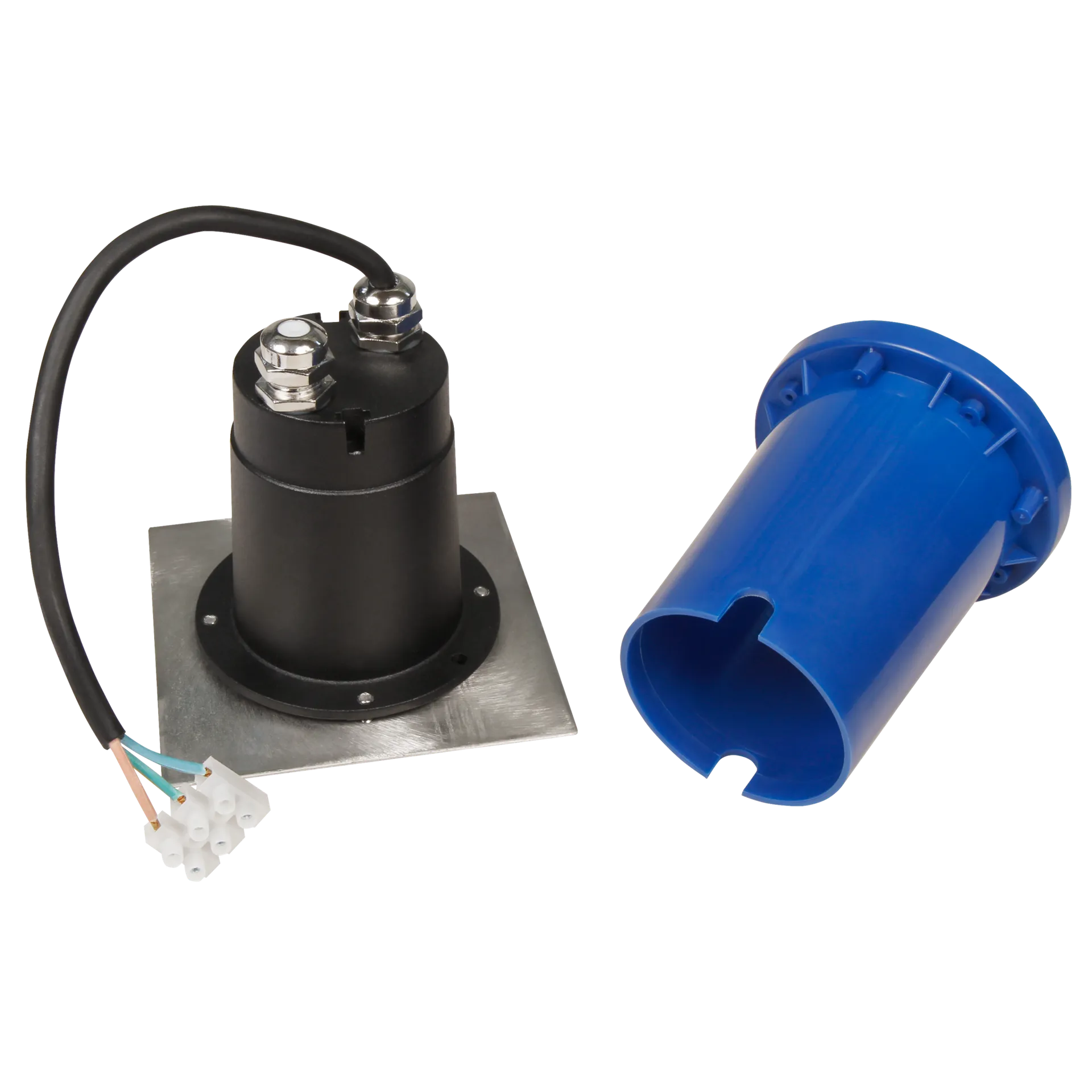 Bodeneinbauleuchte McShine ''BL-12Q'', GU10-Fassung, 120x120x125mm, mit 2 Eingängen – Bild 3