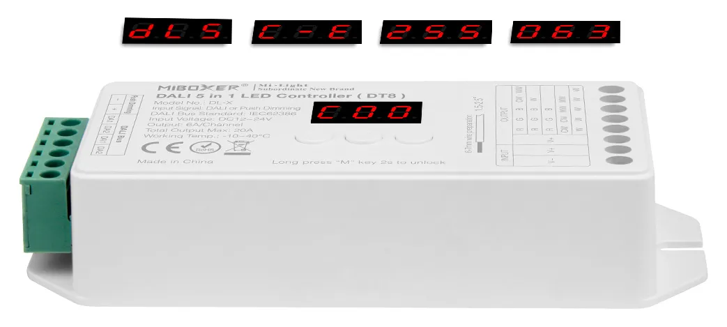 MiBoxer DL-X LED DALI 5 in 1 LED Controller (DT8) – Bild 10