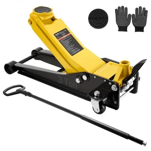 VEVOR Hydraulischer Rangierwagenheber 3 t Tragkraft, Wagenheber aus Stahl mit Doppelkolben-Schnellhubpumpe & Fußpedal, Autoheber für Sportwagen SUVs Pickups, 75-500 mm Hubbereich, Rennwagenheber VEVOR Hydraulischer Rangierwagenheber 3 t Tragkraft, Wagenheber aus Stahl mit Doppelkolben-Schnellhubpumpe & Fußpedal, Autoheber für Sportwagen SUVs Pickups, 75-500 mm Hubbereich, Rennwagenheber
