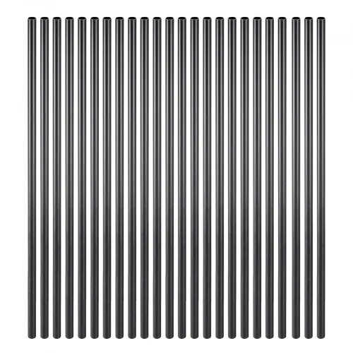 VEVOR Geländerstab, 51er-Set, φ19x914 mm Aluminium-Treppenbaluster, Zierstab, runder Stab, Hohldeckgeländer mit Geländerkappen und Schrauben für Treppen, Veranda, Terrasse, Zaun, schwarz – Bild 10