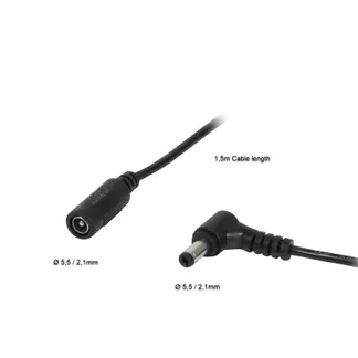 ALLNET Ersatznetzteil zbh. Hohlbuchse -> Hohlstecker Adapterkabel Verlängerung 5,5mm x 2,1mm -> 5,5mm x 2,1mm 3,0m ALLNET Ersatznetzteil zbh. Hohlbuchse -> Hohlstecker Adapterkabel Verlängerung 5,5mm x 2,1mm -> 5,5mm x 2,1mm 3,0m