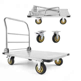 VEVOR Plattformwagen Klappbar 907 kg, Transportwagen mit Lenkrolle, Handwagen mit Rutschfester Ladefläche, Klappwagen Transporthilfe für Einfache Aufbewahrung, 900×600 mm Rollwagen VEVOR Plattformwagen Klappbar 907 kg, Transportwagen mit Lenkrolle, Handwagen mit Rutschfester Ladefläche, Klappwagen Transporthilfe für Einfache Aufbewahrung, 900×600 mm Rollwagen