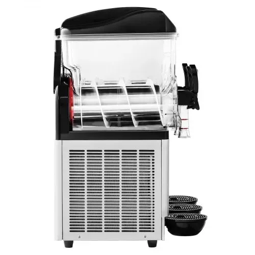 VEVOR kommerzieller Frozen Drink Maker, 15 L x 3 Slush-Maschine mit drei Tanks, 180 Tassen Margarita-Smoothie-Maschine aus Edelstahl, Slush-Maker für Zuhause Partys Restaurants Cafés Bars – Bild 9