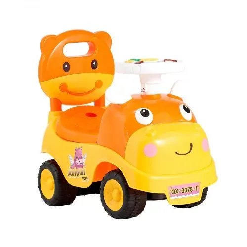 VEVOR Rutschauto, 500x240x415 mm Rutscher für Kleinkinder, Rutschfahrzeug mit Hupe und Musik, 22 kg Tragkraft, Stauraum unter dem Sitz, Lauflernhilfe für Kleinkinder von 19 bis 36 Monaten – Bild 8