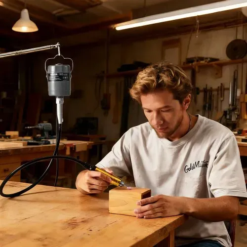 VEVOR Elektrische Drehwerkzeug, 780 W, 25.000 U/min, Flexshaft-Rotationswerkzeug mit Fußpedalsteuerung, Hängemühle mit 112-tlg. Zubehör, Schnellschleife zum Schleifen, Polieren & Trennen – Bild 7