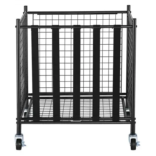 VEVOR Ballwagen Rollwagen 507 x 500 x 545 mm Sportbällen, Abschließbarer Basketballkäfig Ballkäfig, Sportausrüstung für den Innen- und Außenbereich, Rollbar Aufbewahrungswagen aus Stahl für Garagen – Bild 10