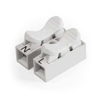 Lüsterklemme McPower mit Betätigungshebel, 0,5-2,5mm², max. 8A Lüsterklemme McPower mit Betätigungshebel, 0,5-2,5mm², max. 8A