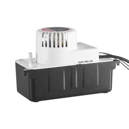 VEVOR Kondensatabsaugpumpe Kondensatpumpe 1/50 PS 1,89 L Tank, automatische AC-Kondensatpumpe mit Schwimmerschalter und 6 m Schlauch für Klimaanlage Luftentfeuchter, Eisbereiter-Wasserablauf Schwarz – Bild 8