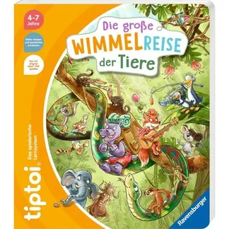 tiptoi Die große Wimmelreise der Tiere, Lernbuch tiptoi Die große Wimmelreise der Tiere, Lernbuch