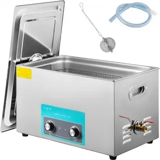 VEVOR 22L Ultraschallreiniger, 304 Edelstahl, professionelle Drehknopfsteuerung, Ultraschallreiniger mit Heizungstimer für Schmuck, Uhren, Brillen, Leiterplatten, Kleinteile, zahnärztliche Instrumente VEVOR 22L Ultraschallreiniger, 304 Edelstahl, professionelle Drehknopfsteuerung, Ultraschallreiniger mit Heizungstimer für Schmuck, Uhren, Brillen, Leiterplatten, Kleinteile, zahnärztliche Instrumente