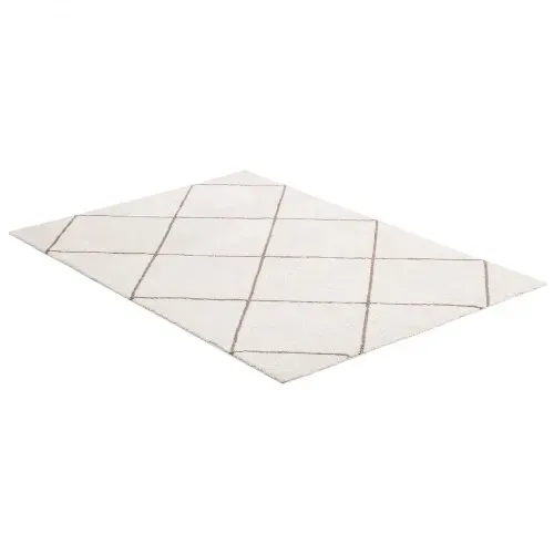 VEVOR Kurzflor Teppich 2743x1829 mm, kuscheliger Wohnzimmerteppich, 20 mm Florhöhe, Bodenteppich für Wohnzimmer, Schlafzimmer, Wintergarten, fusselfrei und mit rutschfester TPR-Unterseite, weiß – Bild 8