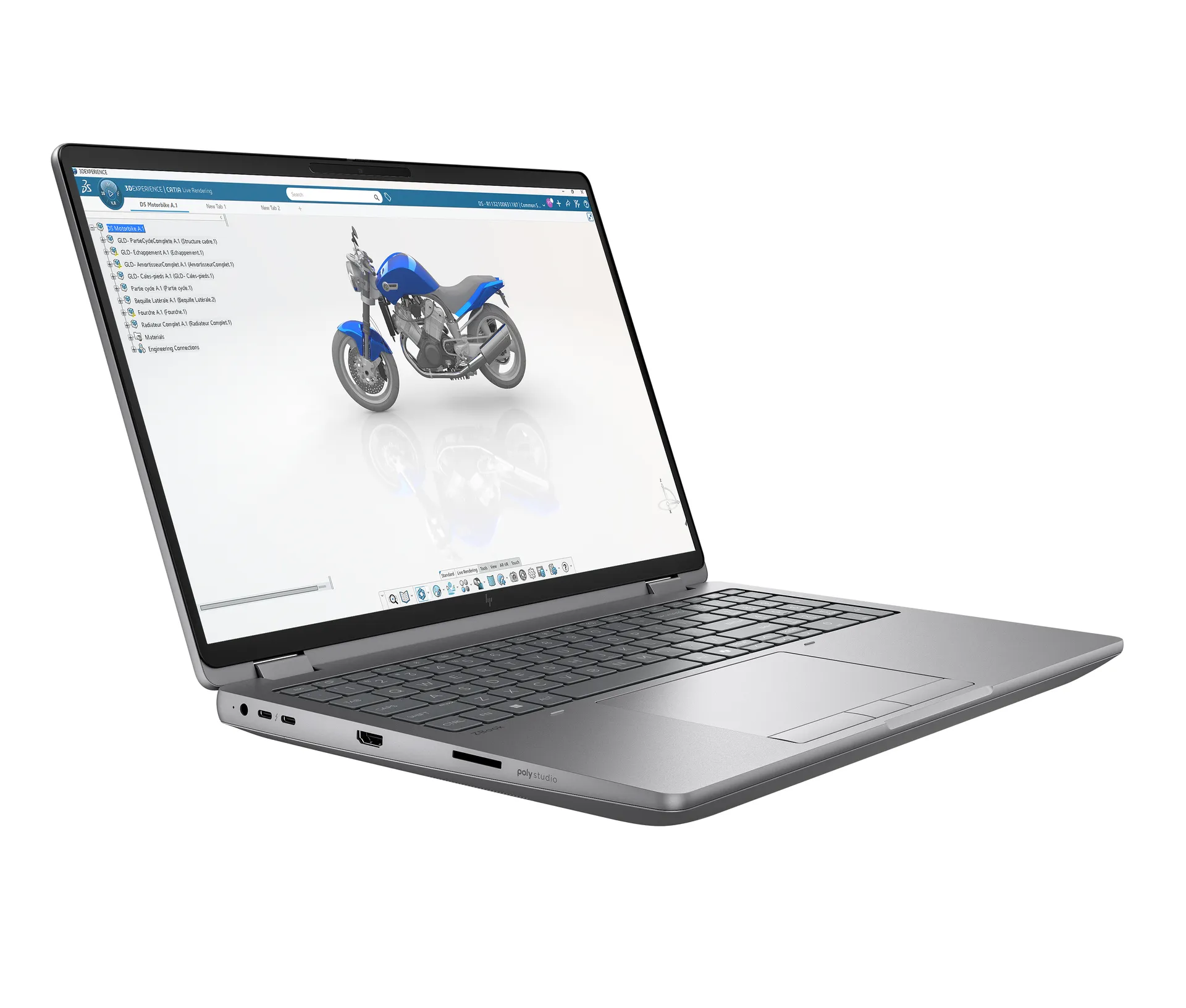 HP ZBook Fury G1i Intel Core Ultra 7 255HX Mobiler Arbeitsplatz 40,6 cm (16") WUXGA 32 GB DDR5-SDRAM 1 TB SSD NVIDIA RTX PRO 2000 Blackwell Wi-Fi 7 (802.11be) Windows 11 Pro AI Workstation, AI PC Silber – Bild 2