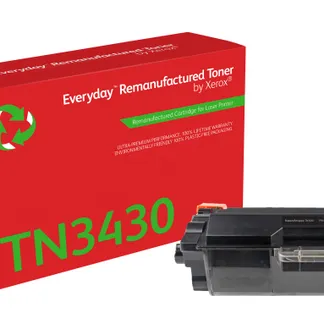 Everyday™ Mono wiederaufbereiteter Toner von Xerox, kompatibel mit Brother TN-3430, Standardkapazität Everyday™ Mono wiederaufbereiteter Toner von Xerox, kompatibel mit Brother TN-3430, Standardkapazität