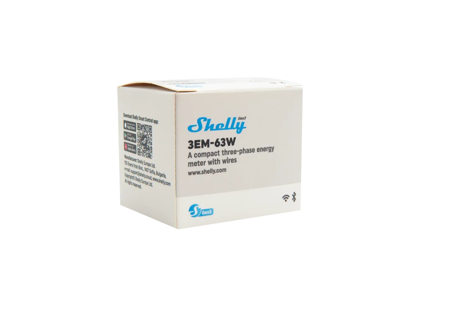 Shelly · Hutschiene · "3EM-63W Gen3" · Stromzähler – Bild 8