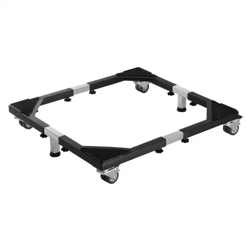 VEVOR Kühlschrankständer, mobile Basis, 540 kg Tragkraft, Waschmaschinenständer mit 8 feststellbaren Zwillingsrädern & 4 Bremsen, 58-93 cm Möbelwagen für Waschmaschine, Kühlschrank & Trockner – Bild 8