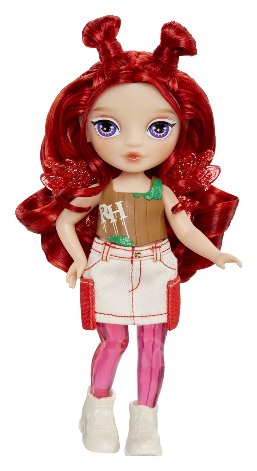 Rainbow High Littles Rainbow Fantasy Fairies Doll- Apple (Red) – Bild 4