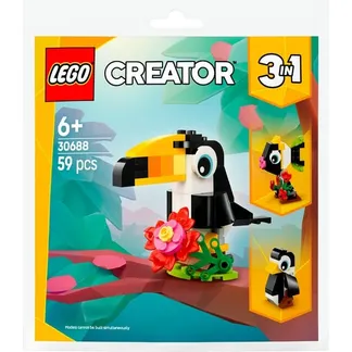 30688 Creator 3-in-1 Tropischer Tukan, Konstruktionsspielzeug 30688 Creator 3-in-1 Tropischer Tukan, Konstruktionsspielzeug