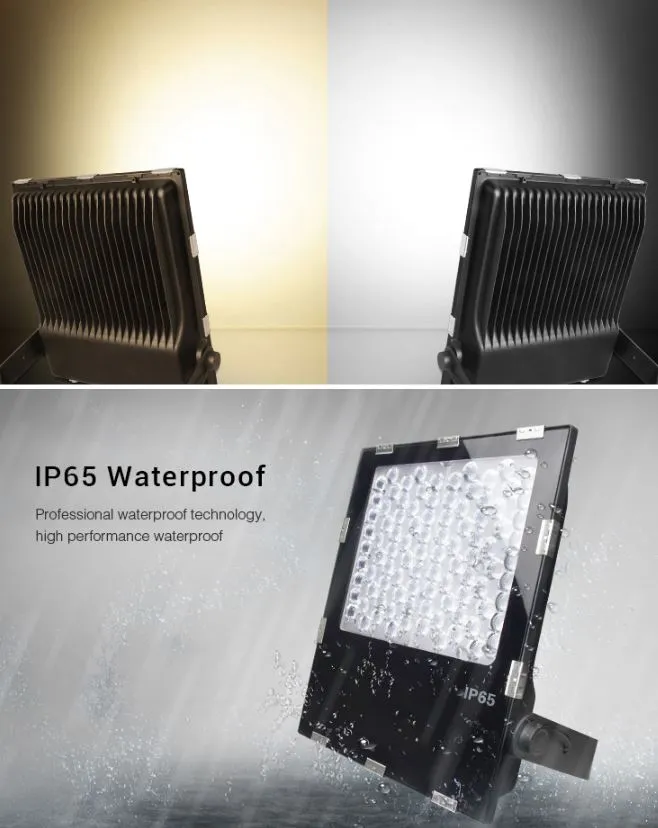 MiBoxer FUTT08 LED Flächenstrahler 200W RGB-WW (RGB-CCT) IP65 230V 25° – Bild 4