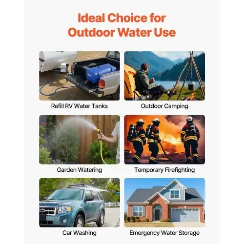 VEVOR Wasserspeicherblase, 113 L PVC-Weichwasserbeutel, Wasserspeicherbehälter, auslaufsicherer & verschleißfester Wohnmobil-Wassertank für die Bewässerung von Outdoor, Wohnmobil, LKW – Bild 6