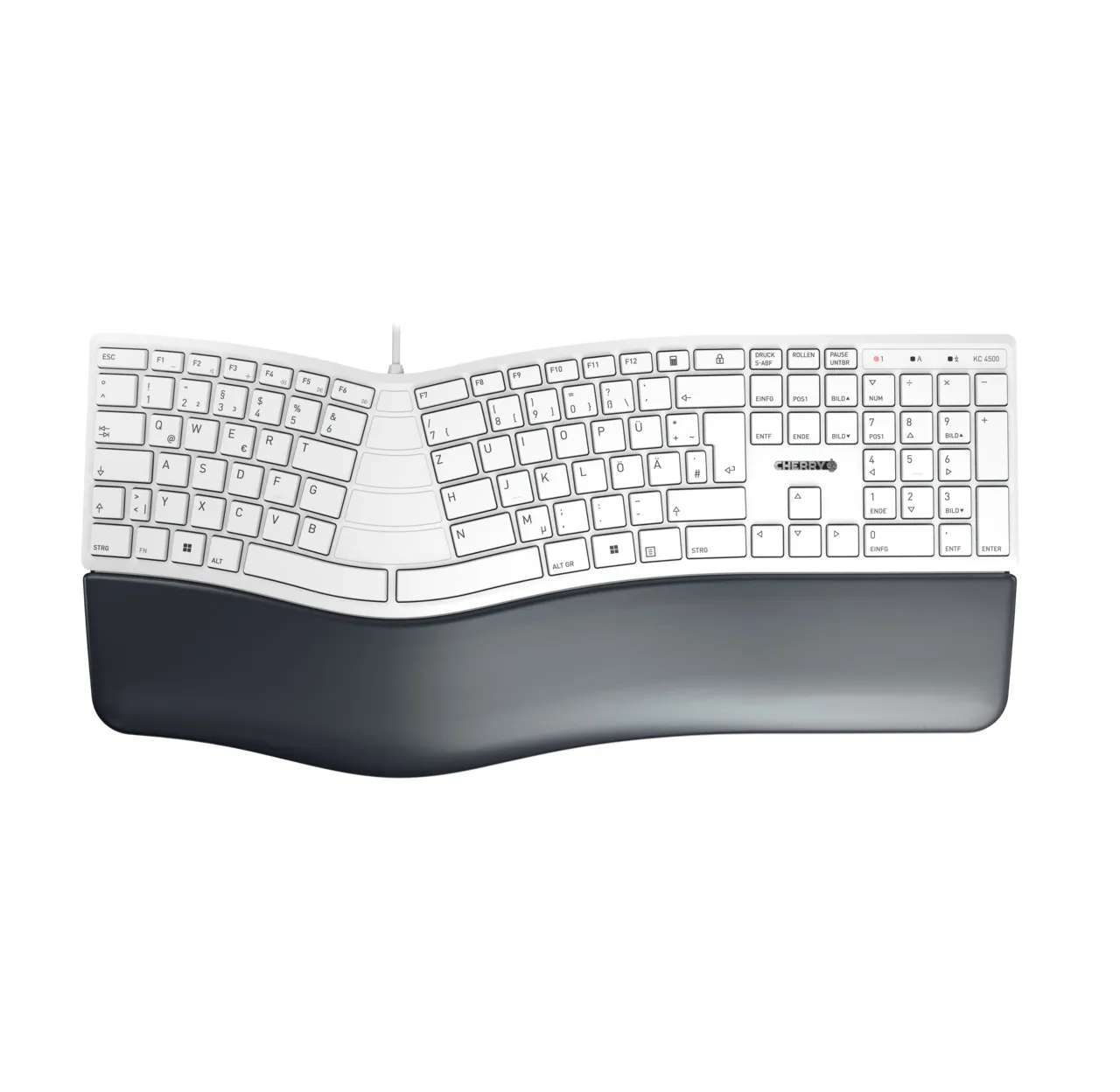 CHERRY KC 4500 ERGO Tastatur Universal USB QWERTZ Deutsch Weiß CHERRY KC 4500 ERGO Tastatur Universal USB QWERTZ Deutsch Weiß