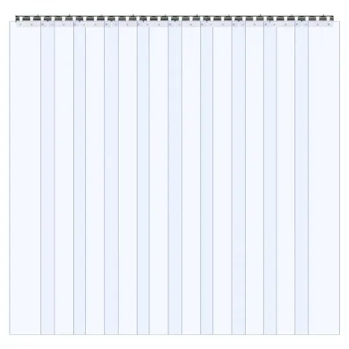 VEVOR PVC-Streifenvorhang, 1524x2440 mm, 2 mm Dicke, 10er-Pack Lamellenvorhang, -20-60℃ Vorhangstreifen, glatte, Kunststoff-Türstreifen für Lager-, Gefrierschrank- und Garagentore,transparent – Bild 10
