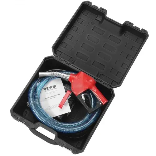 VEVOR Dieselpumpe, 12 V DC, 10 GPM, 1/4 PS, Kraftstoffpumpe mit automatischer Abschaltung der Pistole, hoher Durchfluss, Einlass- & Auslassschlauch für Diesel, Kerosin, Transformatorkraftstoff – Bild 8