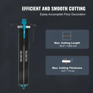 VEVOR Fliesenschneider mit einer Gesamtschnittlänge von 1000mm, Schnittstärke 4-15mm Mindest. Schnittbreite 25mm Fliesenschneidmaschine inkl. Extra Schneidrad Fliesenverlegungs-& Renovierungsprojekten VEVOR Fliesenschneider mit einer Gesamtschnittlänge von 1000mm, Schnittstärke 4-15mm Mindest. Schnittbreite 25mm Fliesenschneidmaschine inkl. Extra Schneidrad Fliesenverlegungs-& Renovierungsprojekten