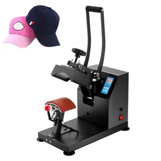 VEVOR CP2815-S Cap Hitzepresse 14x8cm Kappenpresse Mützenpresse Cap Heat Press Machine Heißpresse Transferpress mit Digitaler LED Temperatur und Zeitcontroller VEVOR CP2815-S Cap Hitzepresse 14x8cm Kappenpresse Mützenpresse Cap Heat Press Machine Heißpresse Transferpress mit Digitaler LED Temperatur und Zeitcontroller