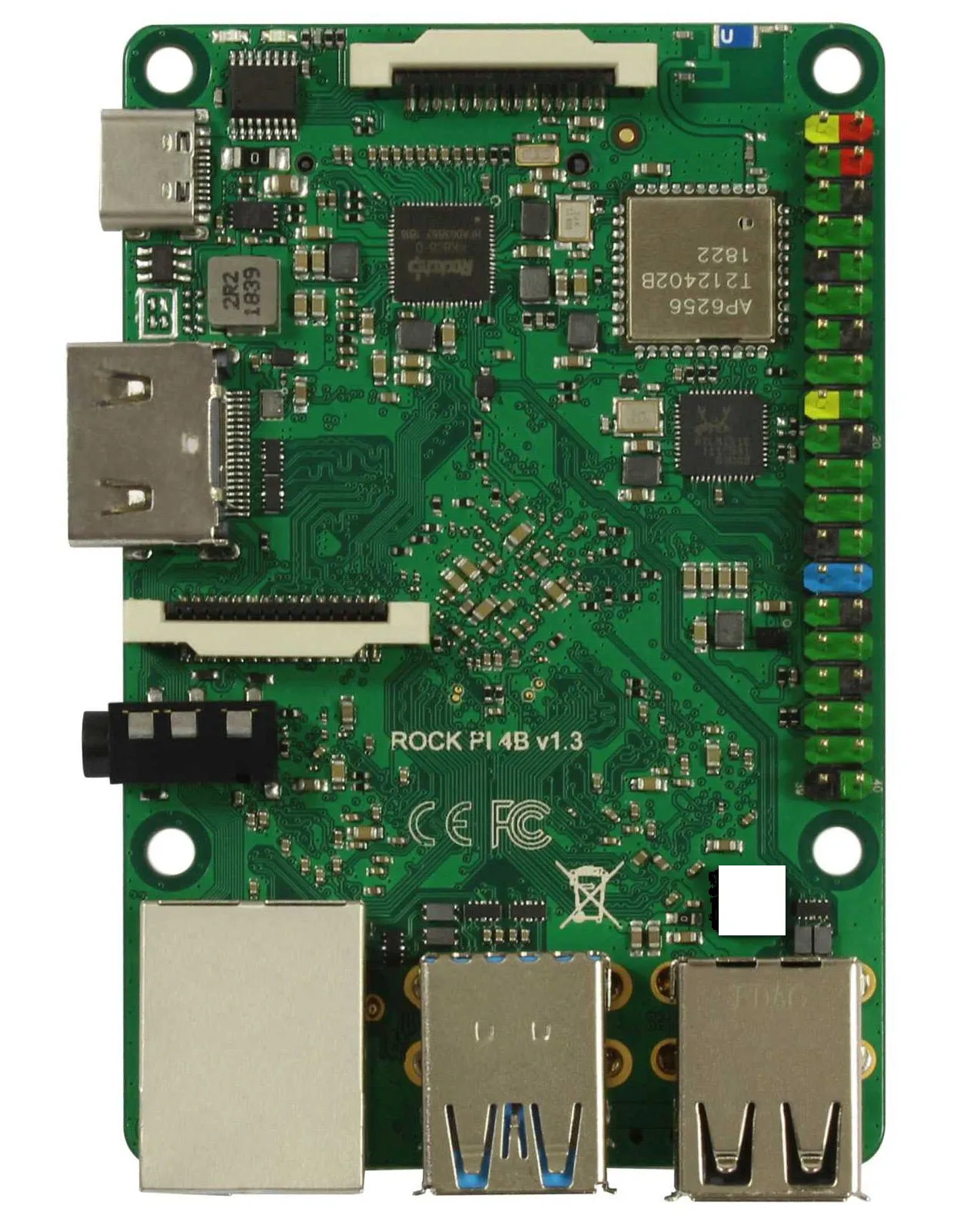 Rock Pi 4 Model A 4GB (ohne WLAN/Bluetooth/PoE) Rock Pi 4 Model A 4GB (ohne WLAN/Bluetooth/PoE)