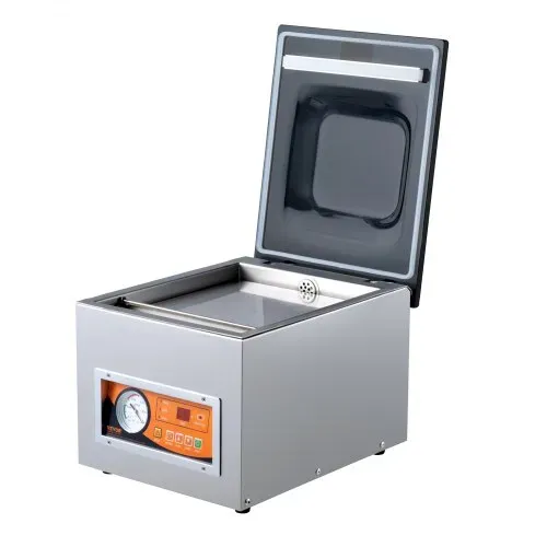 VEVOR Kammer-Vakuumierer 260 W Vakuumiergerät für feuchte Lebensmittel Fleisch Marinaden usw. kompakte Größe mit 26 cm Versiegelungslänge Anwendung in der privaten Küche und im gewerblichen Bereich – Bild 10